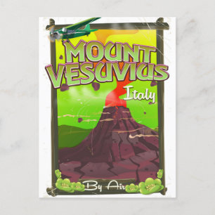 Carte Postale Le volcan italien du Vésuve