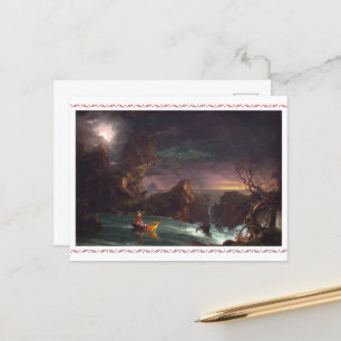 Carte Postale Le voyage de la vie par Thomas Cole