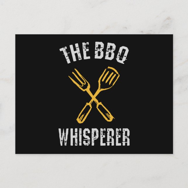 Carte Postale Le Whisperer du barbecue (Devant)