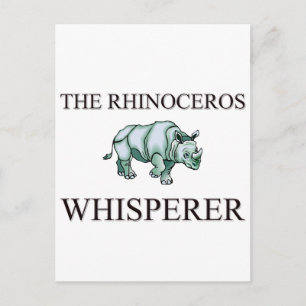 Carte Postale Le Whisperer Rhinoceros