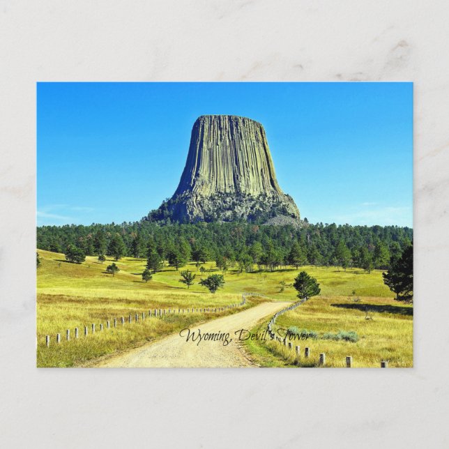 Carte Postale Le Wyoming, la Tour du Diable (Devant)