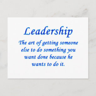 Carte Postale Leadership