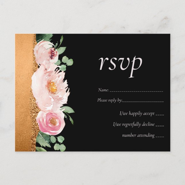 Carte Postale LeahG Budget Rose Glamor Girly Mariage (Devant)