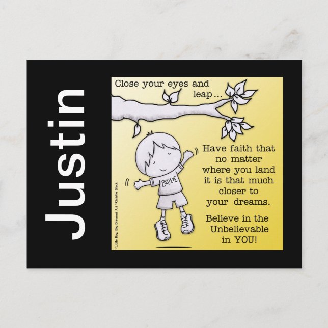 Carte Postale Leap of Faith (Devant)