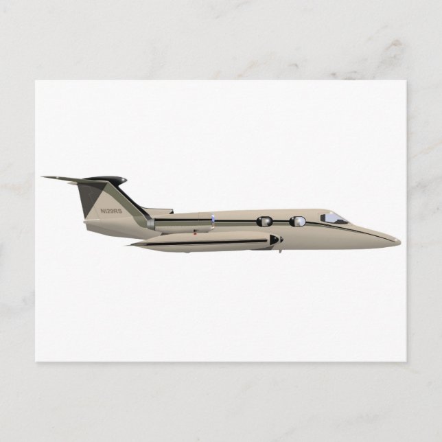 Carte Postale Learjet 23 (Devant)