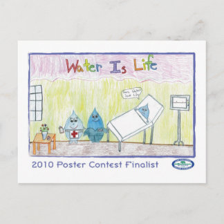 Carte Postale L'eau est la vie