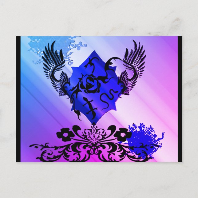 Carte Postale LeBeau dans le pourpre (Devant)