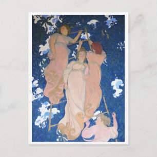 Carte Postale L'échelle dans le feuillage, Maurice Denis