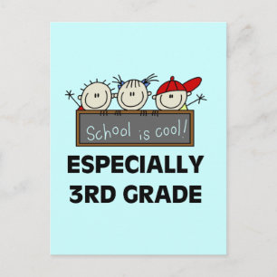 Carte Postale L'école de 3e année est des chemises et des cadeau