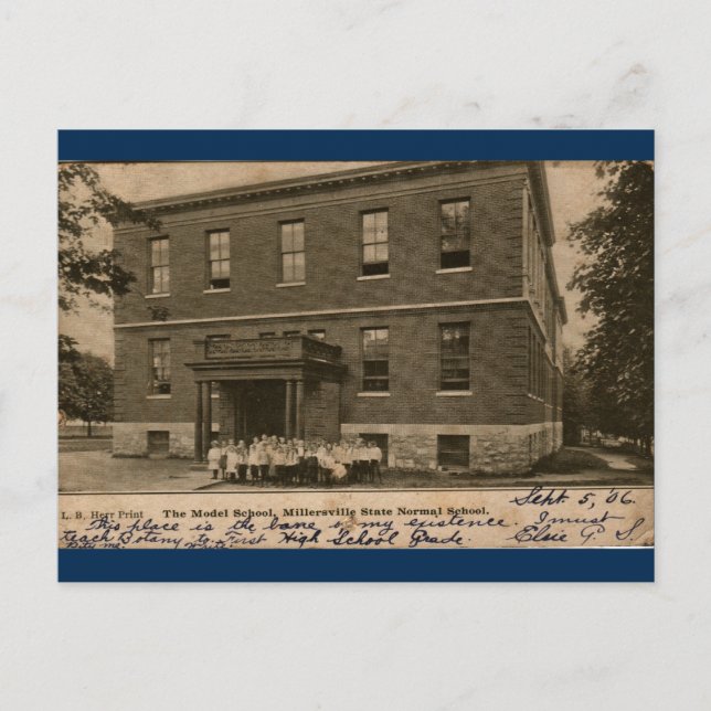 Carte Postale L'école modèle 1906, université d'état de (Devant)