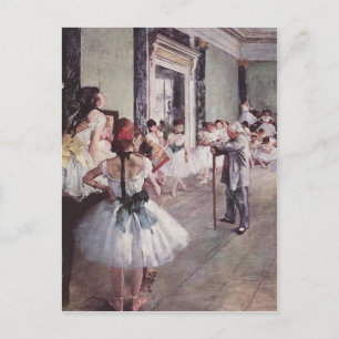 Carte Postale Leçon de ballet Edgar Degas