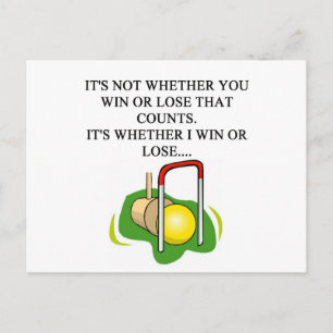 Carte Postale Lecteur CROQUET