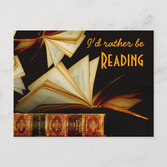 Carte Postale Lecture (Devant)