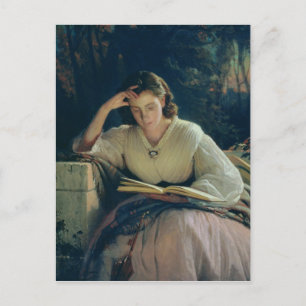 Carte Postale Lecture, 1863