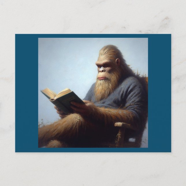 Carte Postale Lecture Bigfoot (Devant)