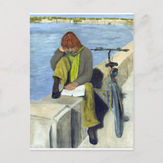 Carte Postale Lecture de femme