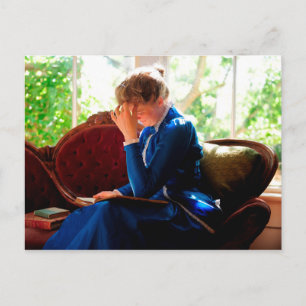 Carte Postale Lecture de la dame