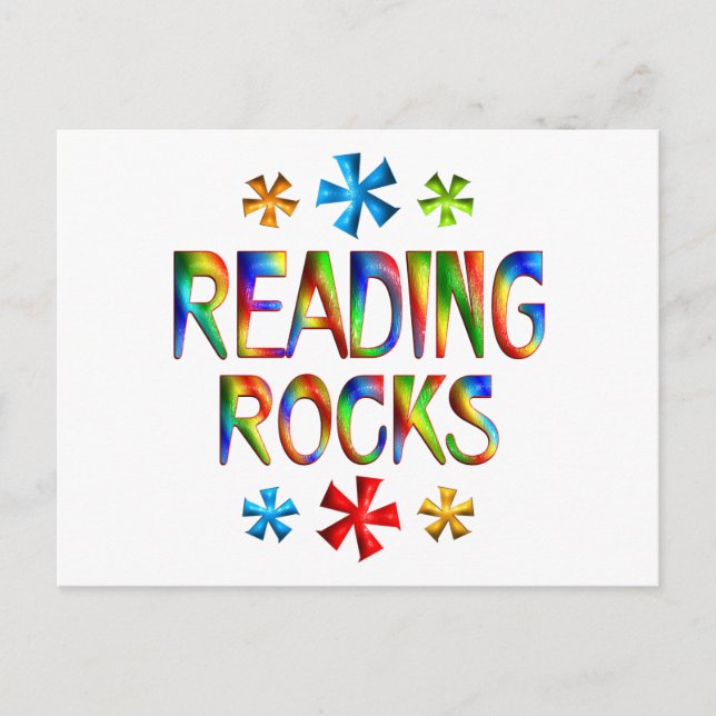 CARTE POSTALE LECTURE DE ROCHERS (Devant)