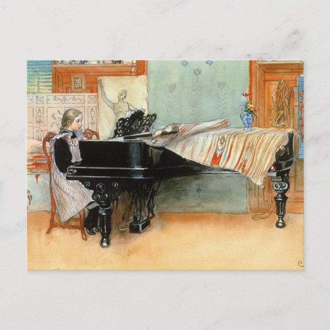 Carte Postale Lecture des échelles 1898 (Devant)