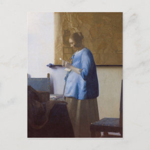 Carte Postale Lecture d'une lettre