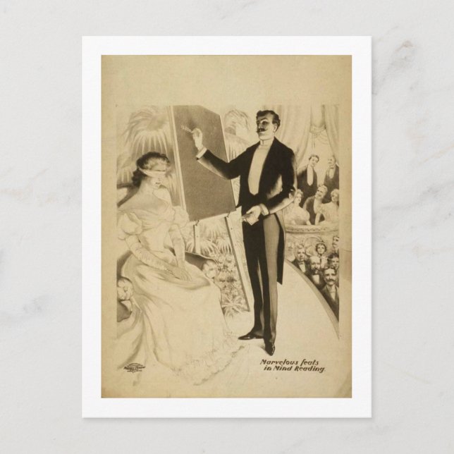 Carte Postale Lecture mentale (Devant)