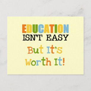 Carte Postale L'éducation vaut la peine