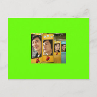 Carte Postale lee min ho fans pour toujours