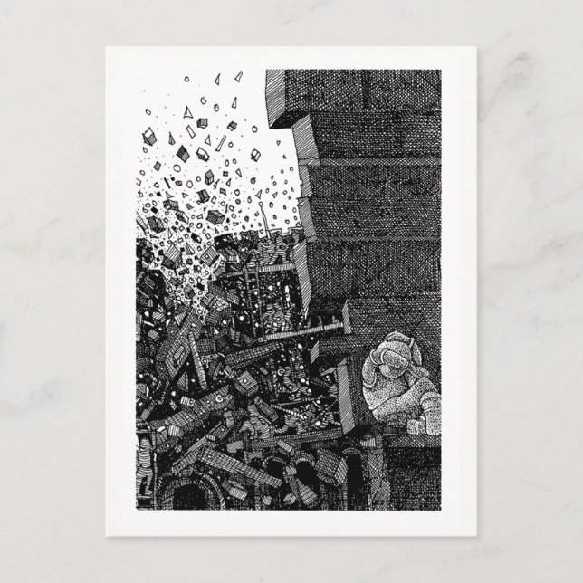 Carte Postale L'effondrement (Devant)