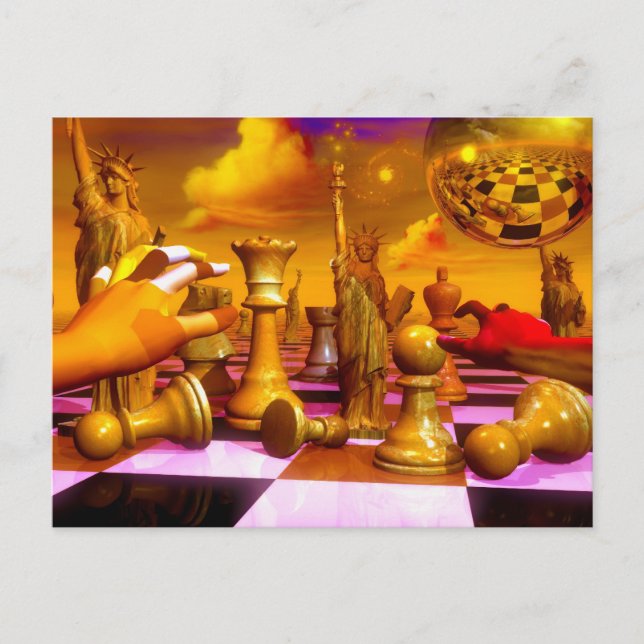 Carte Postale L'effondrement d'un empire (Devant)