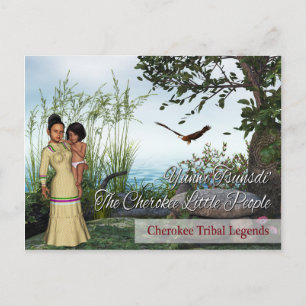 Carte Postale Légendes tribales de Cherokee : Les Petits Gens