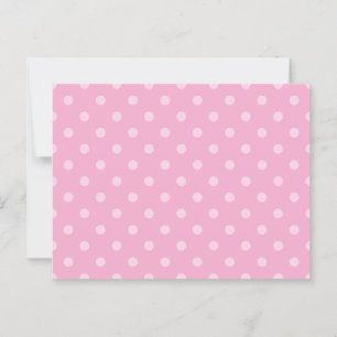 Carte Postale Légères et pastel points roses