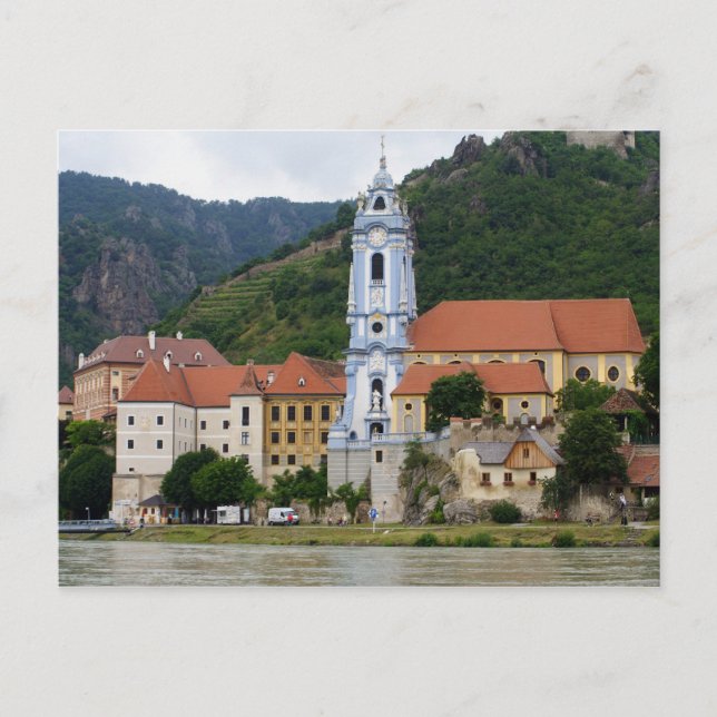 Carte Postale L'église bleue à Dürnstein (Devant)