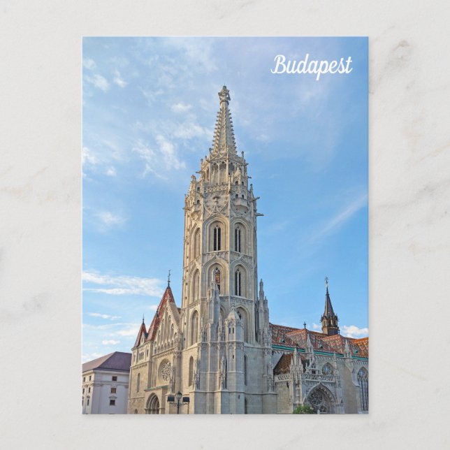 Carte Postale L'église de Budapest, Matthias (Devant)