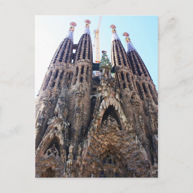 Carte Postale L'église de la Sagrada Familia (Devant)
