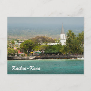 Carte Postale L'église Mokuaikaua à Kailua Kona Big Island Hawai