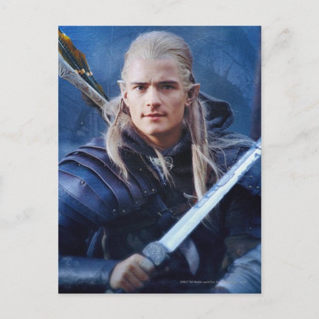 Carte Postale LEGOLAS GREENLEAF™ en bleu (Devant)
