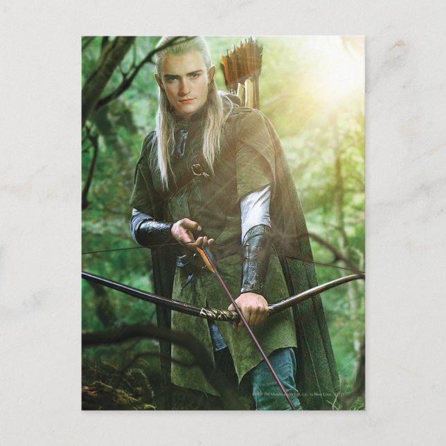 Carte Postale LEGOLAS GREENLEAF™ with bow (Devant)