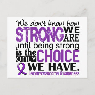 Carte Postale Leiomyosarcoma Nous sommes forts