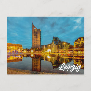 Carte Postale Leipzig, Allemagne