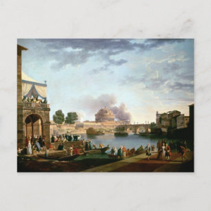 Carte Postale L'élection du Pape avec Castel St.