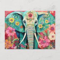 L'Elefant et les fleurs