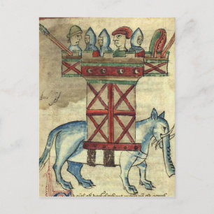 Carte Postale L'éléphant de guerre