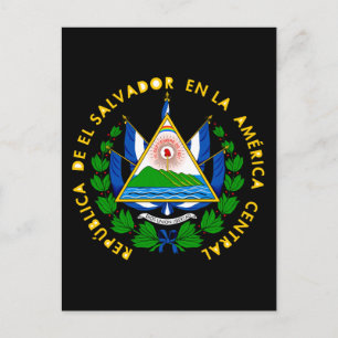 Carte Postale l'emblème du salvador