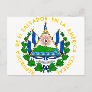 Carte Postale l'emblème du salvador