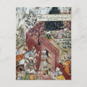 Carte Postale L'empereur Babur de Mughal