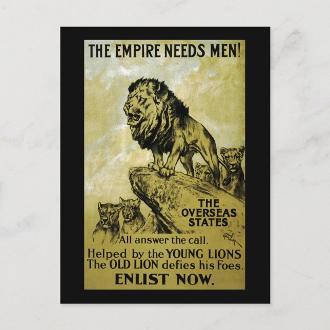 Carte Postale L'Empire A Besoin D'Hommes (Devant)