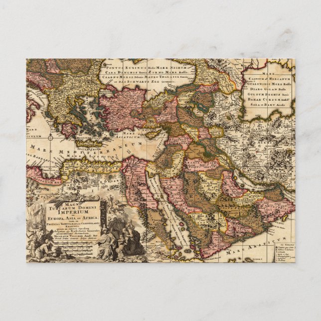 Carte Postale L'Empire turc (Devant)