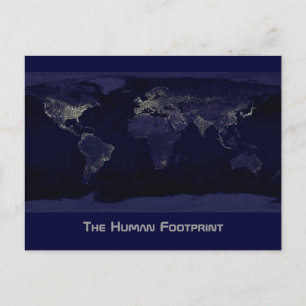 Carte Postale L'empreinte humaine