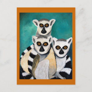 Carte Postale lémuriens