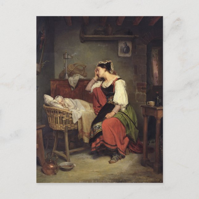 Carte Postale L'enfant malade (Devant)